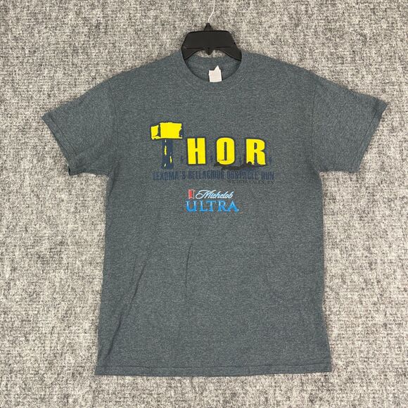 Obstacle Run Shirt Mens Medium Thor‎ Michelob Ultra Wichita Falls Texas Running - Picture 1 of 10